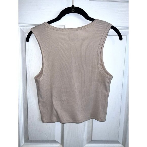 BARBIE Womens Graphic Shades of Barbie Ribbed Cropped Tank Top Sz M - Picture 3 of 6